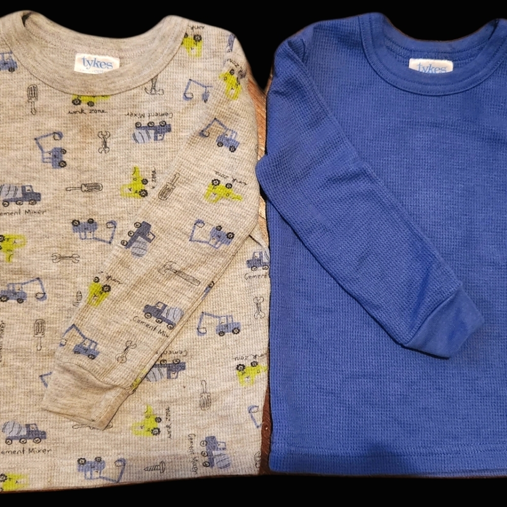 💜 Bundle 2 thermal Long sleeve shirts trucks/blue